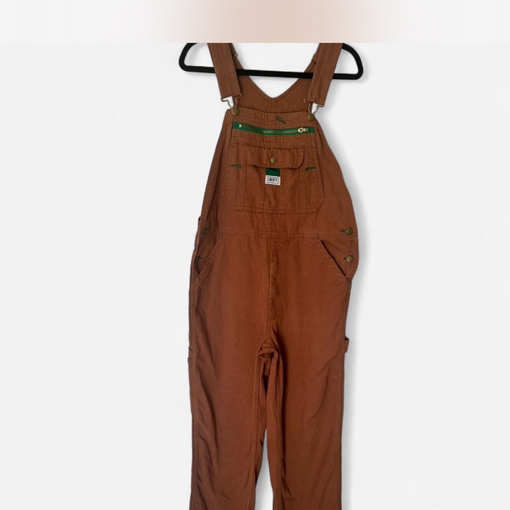 Liberty of London Brown Jumpsuit with Green Accents